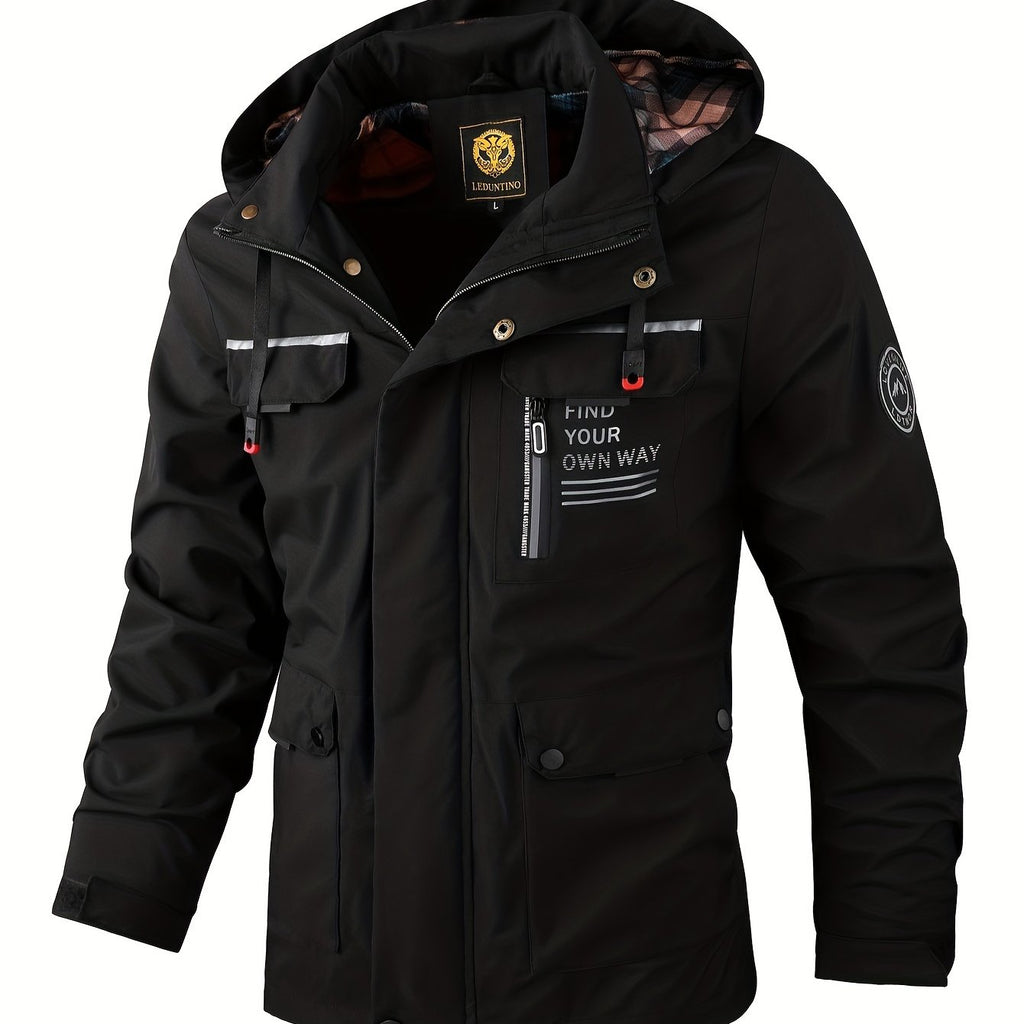 Spring and Summer Men's Fashion Casual Windbreaker Pilot Jacket Outdoor Sports Jacket