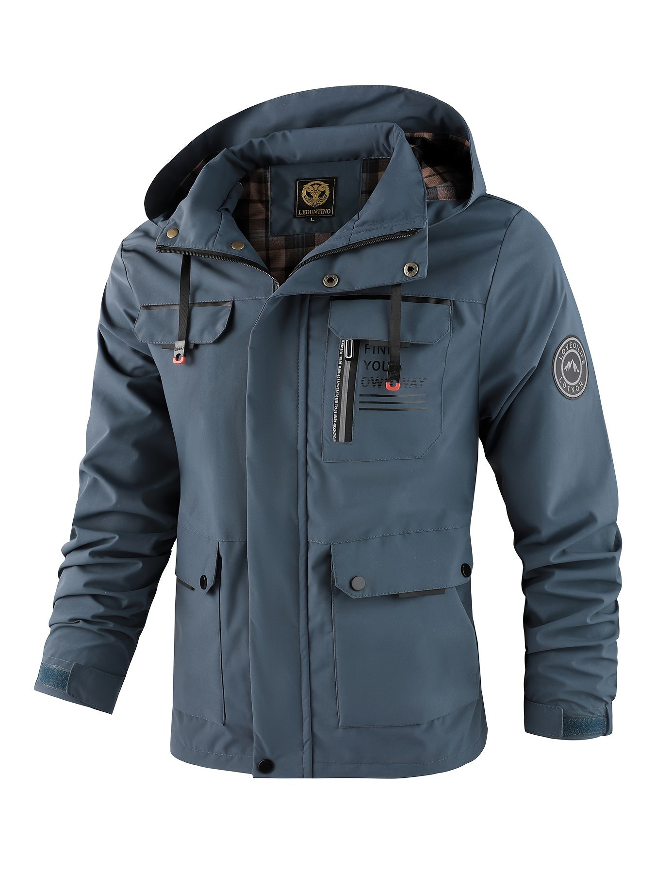 Spring and Summer Men's Fashion Casual Windbreaker Pilot Jacket Outdoor Sports Jacket