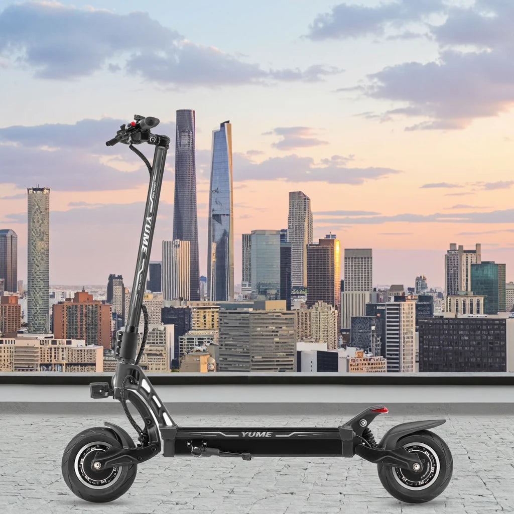 YUME HAWK Pro Folding Electric Scooter, Adults 250W Max, Fast, Brushless Motor AND LED Light EU/US/UK Model Digital Drop!!