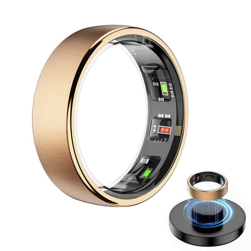 Smart Ring R10 Waterproof Health Monitor Men & Women Ring Health & Sleep Monitor Smart Rings Multi-sport Modes QRing APP