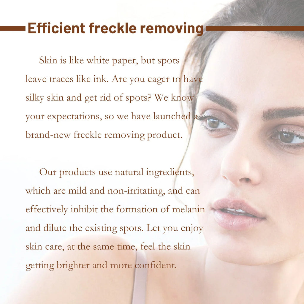 Whitening Freckle Serum Dark Spots Remover Lightening Melasma Melanin Fade Pigmentation Brighten Hydrating Nicotinamide Essence