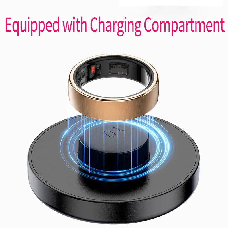 Smart Ring R10 Waterproof Health Monitor Men & Women Ring Health & Sleep Monitor Smart Rings Multi-sport Modes QRing APP