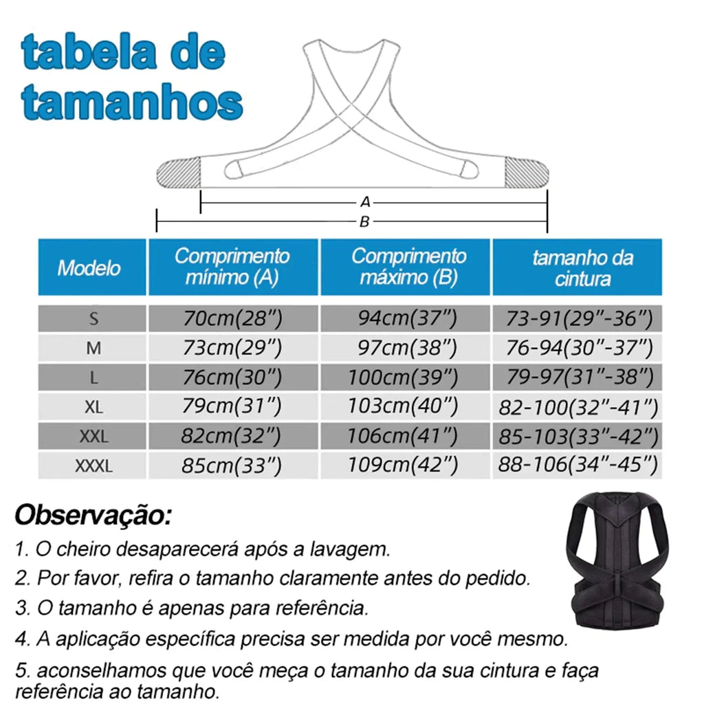 Reinforced Lower Lumbar Posture Corrector - Vest, Adjustable Back Support Strap Shoulder Spine Brace Neck Trainer