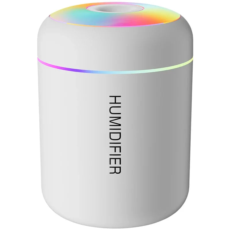 Aromatherapy - 180mL Mini Air Humidifier - USB Electric Aroma Diffuser, Essential Oil Purifier, Mist Lights for Car, Home, or Bedroom