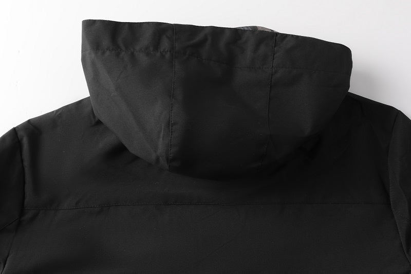 Men's Fashion Casual Windbreaker Jacket, Spring and Autumn Outdoor Lightweight Jacket