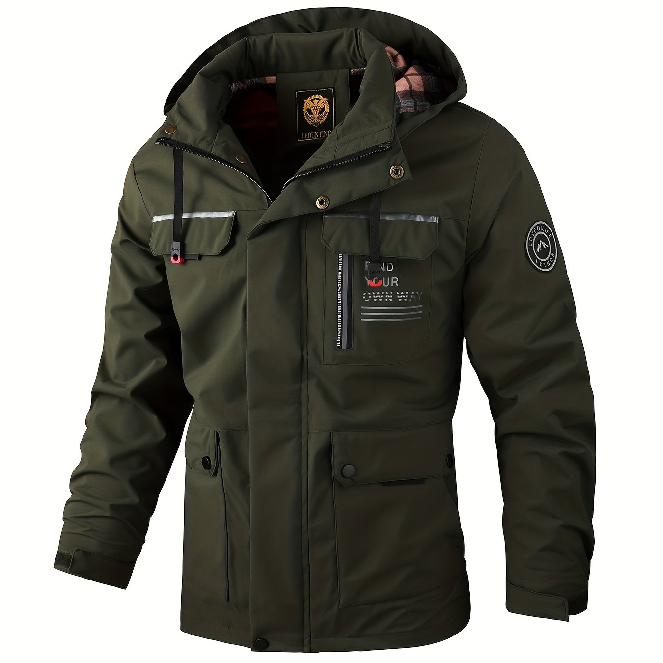 Spring and Summer Men's Fashion Casual Windbreaker Pilot Jacket Outdoor Sports Jacket